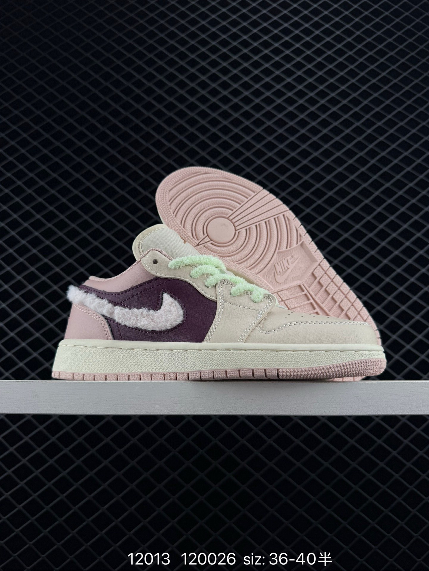 Jordan Air Jordan 1 Low “Fur Swoosh”